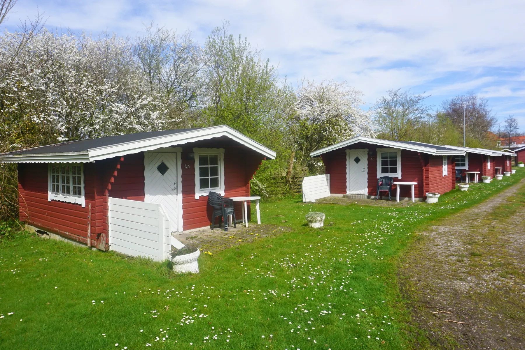 Hytter ved Rudbøl Naturcamping