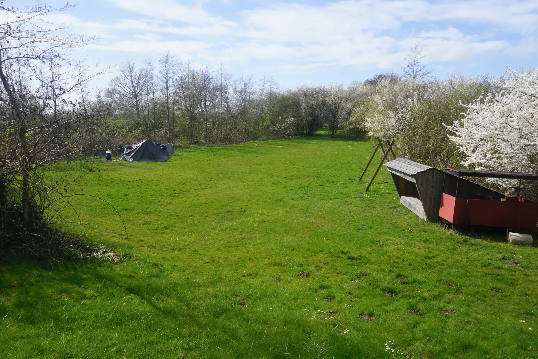 Campingområde ved Rudbøl Naturcamping